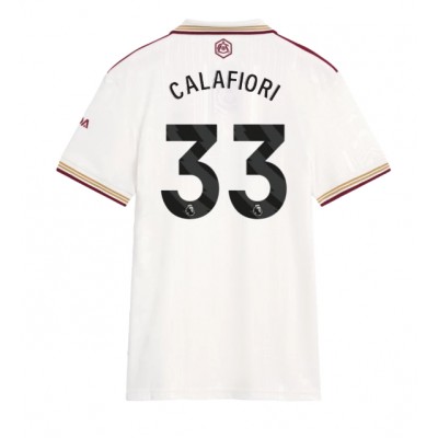 Ženski Nogometni dresi Arsenal Riccardo Calafiori #33 Tretji 2025-26 Kratek Rokav Ženski Nogometni dresi Arsenal Riccardo Calafiori #33 Tretji 2025-26 Kratek Rokav